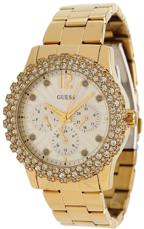 GUESS GoldTone Shimmering Ladies Watch U0335L2