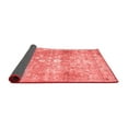 thumbnail image 2 of Ahgly Company Indoor Round Abstract Red Contemporary Area Rugs, 7' Round, 2 of 4