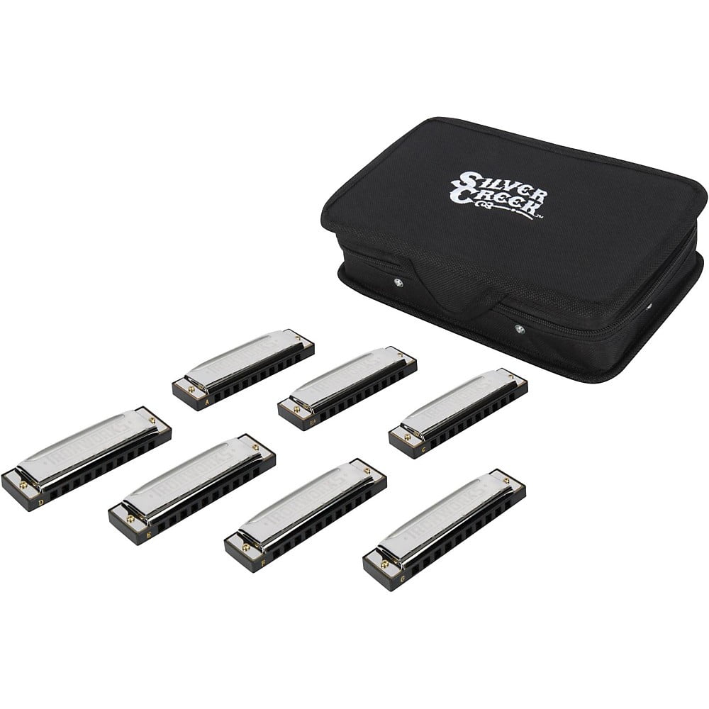 Silver creek 2024 black gold harmonica