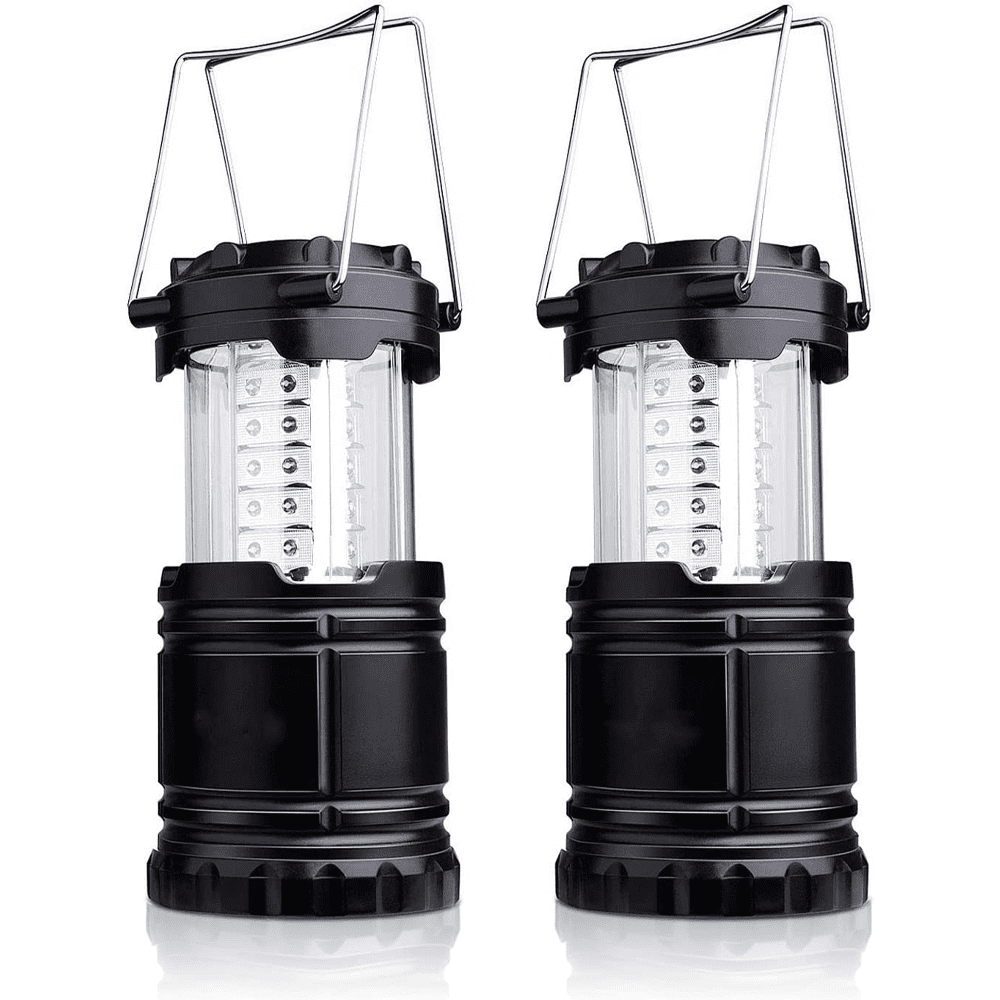 SE FL804-12COB-2 Lot de 2 lanternes de camping LED COB 180 lumens