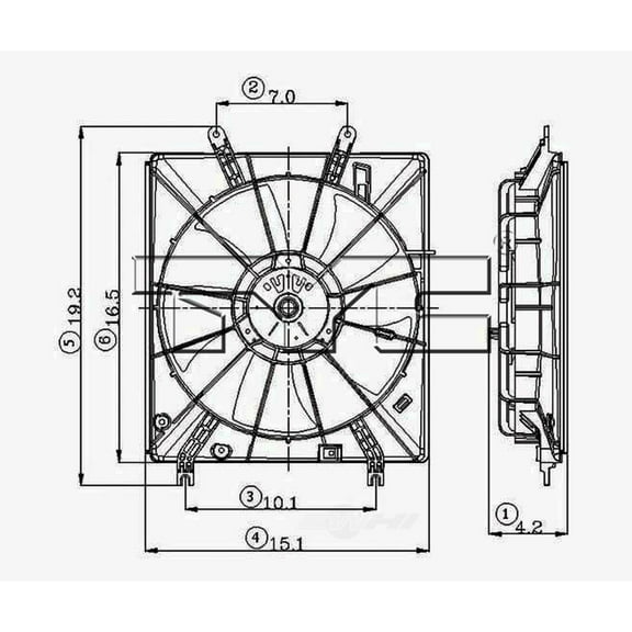 Engine Cooling Fan Assembly