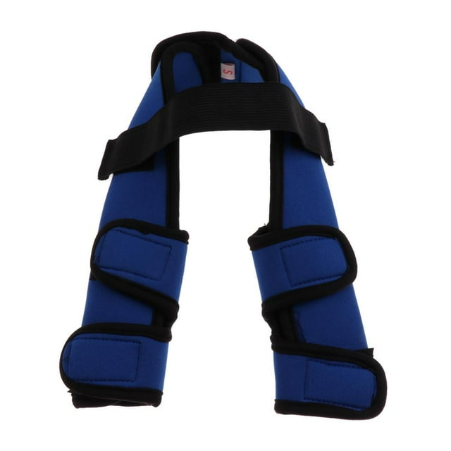 Abrazadera De La Pierna Delantera Del Perro Mascota, Envoltura De La Articulación De La Del Canino De La Pierna Del Perro Protege Las Heridas Azul - S Colco Soporte de la rodilla del perro