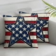 thumbnail image 3 of nygtbtfer Pillow Covers Buffalo Plaids American Flag Truck Throw Pillow Case Farmhouse Cushion Cover for Independence Day Memorial Day Home Office Sofa Couch White, 3 of 7