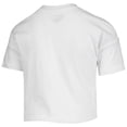 thumbnail image 3 of Girls Youth New Era White Colorado Rockies Flip Sequin Heart Crop Top, 3 of 4