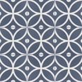thumbnail image 4 of The Tile Life Circa 8" x 8" Bergen Azul Geometric Pattern Matte Porcelain Tile Sample, 1 Piece, 4 of 11
