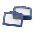 thumbnail image 3 of Office   Name Badge ID Credit Card Horizontal Holder Blue Clear 10pcs, 3 of 5