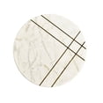 thumbnail image 6 of Home Square 16" Tripod Table in Gold Inlay White & Gold - Set of 2, 6 of 8