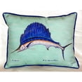 thumbnail image 4 of Betsy Drake HJ006C 16 x 20 in. Sailfish Teal Large Indoor & Outdoor Pillow, 4 of 4