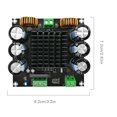 thumbnail image 2 of Módulo amplificador digital de una sola pista de alta potencia Placa amplificadora de potencia de audio mono eléctrico 420W Inevent EL2961-00B, 2 of 7
