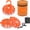 Orange Lights+Charger Block, variant on USB Rechargeable LED Road Flares Emergency Lights with Magnetic Base, 9 Strobe Options Roadside Emergency Warning Car Safety Beacon Flashing Disc Flare Kit for Vehicles & Boat (Orange Lights, 3 Pack)