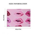 thumbnail image 2 of FCXZI Pink Aesthetic Wall Canvas Art Coquettish Aesthetic Lipstick Poster Art Pop Pink Girly Art Retro Aesthetic Art Art Print Pink Wall Decor Canvas painting 16x12in, 2 of 6