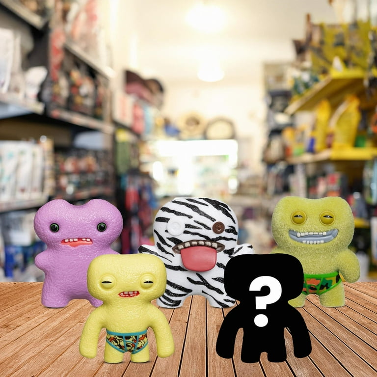 Fuggler 2.5 Inch Figure 5-Pack | Yellow, Pink, Zebra Print