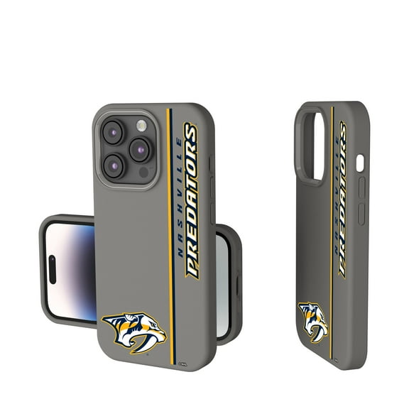 Keyscaper Gray Nashville Predators Sidebar Soft Touch iPhone Case