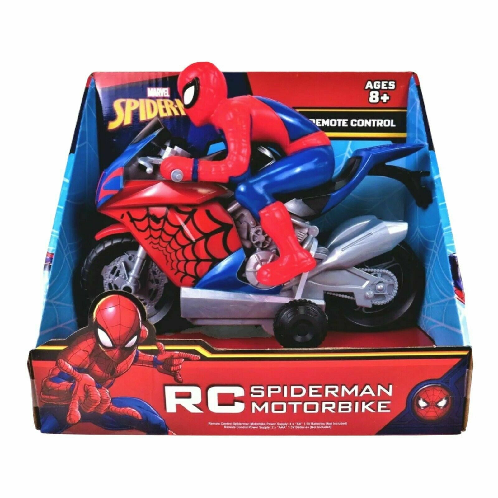 spiderman and motorbike