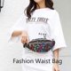 thumbnail image 4 of Butterfly Bum Bag Black Fashion Waist Bag Waterproof PU Leather Fanny Packs Shinny Bumbag Adjustable Belt for Ladies Women Girls Walking Running Shopp, 4 of 5