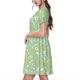 thumbnail image 2 of Disketp Easter with eggs and flowers para Vestido de Manga Corta para Mujeres, Vestidos de Verano para Mujeres, Casual y Holgado para la Playa, 2 of 6