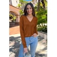 thumbnail image 6 of Arach&Cloz Women's Soft Cropped Cardigan Casual Lightweight Shrug Sweater Tops, 6 of 6