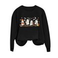 thumbnail image 5 of Juebong Halloween Funny Graphic Tops for Womens Teens Sweatshirts Crewneck Pullover Female Fall Outfits 2026,Witch Pumpkin Ghost Bat,loose,Maternity, workout,airport fashion clothes, 5 of 6