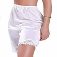 thumbnail image 2 of Shorts de Pyjama Mi-Longs pour Femmes Été Décontractés Doux Slips Soie Glacée Bas de Nuit, 2 of 5