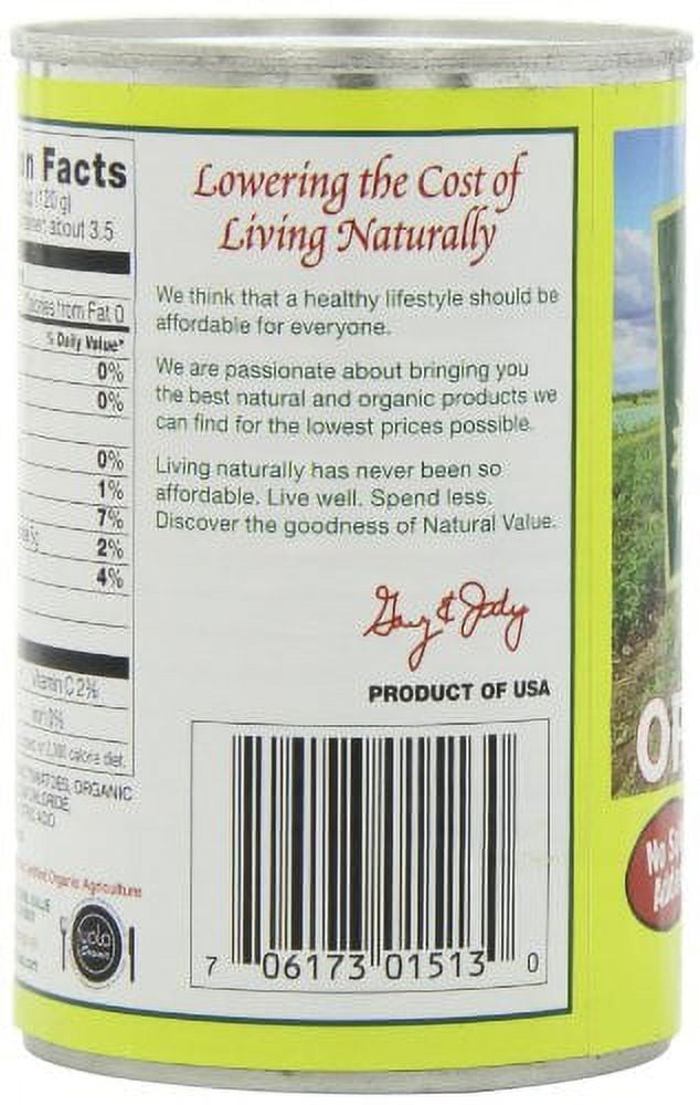 Natural Value Tomatoes, Diced, No Salt Added, Organic-14.5 oz