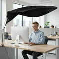 thumbnail image 3 of Office Desk Shade - Large Office Sun Shade - Room Cubicle Light Blocker | for Employees IT Professionals Accounting Staff Students Home Apartment Call Center Study Area Classroom, 3 of 9