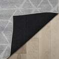 thumbnail image 3 of Well Woven Abstract Kintsugi Modern Geometric Flat-Weave Gray 7'7" x 9'10" Area Rug, 3 of 7