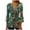 Multicolor Plus Size Blouse for Women_t, variant on CYMMPU 3/4 Sleeve Button V Neck Flare Sleeve Blouses for Women Dressy Casual Fall Trendy Shirts Flower Printed Spring Tunic Tops Loose Fit Pleated Dressy T-Shirts L