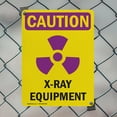 thumbnail image 5 of (2 Pack) X-Ray Equipment With Symbol OSHA Caution Radiation Sign 10 Inch X 14 Inch Plastic Sign, Weather Resistant, UV Protected for Workplace, Business, and Construction Site, Made in, 5 of 8