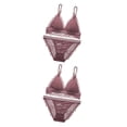 thumbnail image 2 of Conjunto de sujetador Sonducket lencería sin costuras Bralette sin espalda copa tres esquinas transpirable, 2 of 6