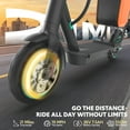 thumbnail image 4 of Smart Electric Scooter for Adults with App Control, 550W Motor, 19 MPH, 21-Mile Range, Folding E-Scooter with Seat Bag & LED Display, 4 of 9
