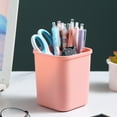 thumbnail image 2 of Taotanxi Pink Desk Organizer, - Pen Cup Storage,Desktop Organizer Pen Organizer, Stationery Caddy,For Office,  Home Supplies Pen Cup, 2 of 7