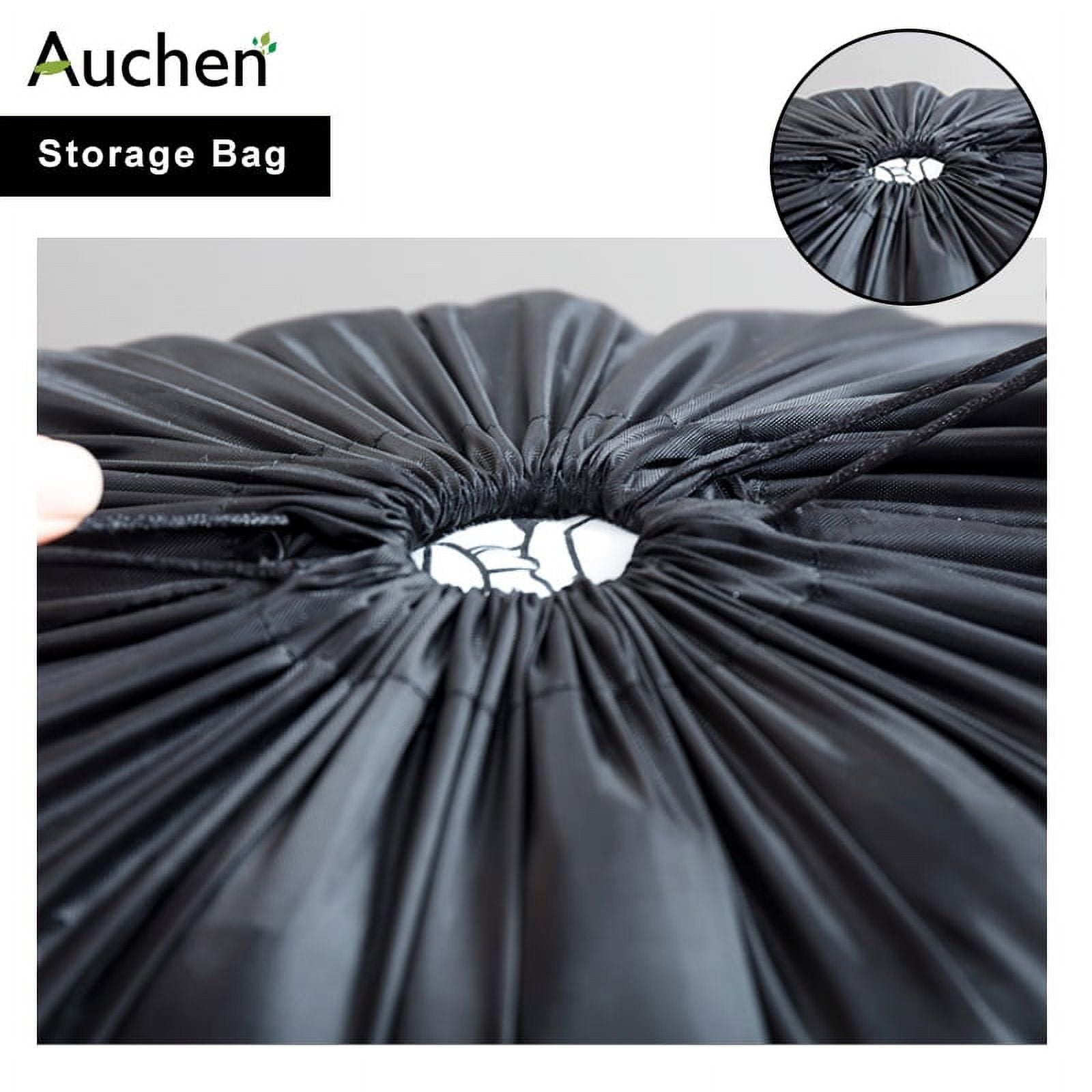 Laidan 3pcs 110L Extra Large Storage Bags for Moving, Heavy Duty Under Bed Storage Laundry Bag with Zip for Clothes Duvet Travel Camping, Black