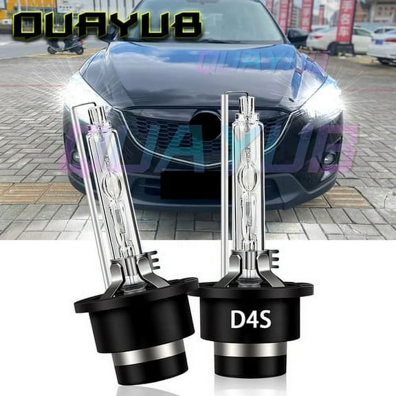 2x New D4S Xenon HID Headlight Bulbs 6000K Replace set For Mazda 6 2014-2015