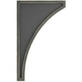 thumbnail image 3 of Ekena Millwork 3"W x 8 1/2"D x 14"H Jumbo Lawson Wood Vintage Decor Corbel, Black, 3 of 6