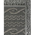 thumbnail image 7 of Unique Loom Outdoor Modern Collection Area Rug - Links (2' 2" x 6' 1" Runner Gray/Silver), 7 of 7