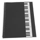 thumbnail image 2 of Cuaderno De Papel Con Manuscritos Musicales, 50 Páginas, Hojas De Escritura En Pentagrama Para Compositores Con 4 Diseños De Portada, Piano Negro, Nota Negra,, 2 of 7