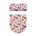 thumbnail image 5 of HELLHERO Maple Leaf Pattern Fits All Toilet Shapes Toilet Seat Cover & Easy Care Adjustable Elastic Edge with 2 Piece Toilet Lid Cover, 5 of 8