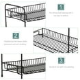 thumbnail image 3 of unbranded Estante De Metal Negro Para Almacenamiento Con Estructura De Hierro Forjado Para Cocina Y, 3 of 8