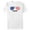 White, variant on Men's Top Gun American Flag Aviator Sunglasses Logo  Graphic T-Shirt