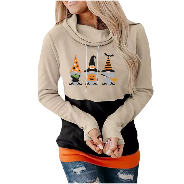 Sudadera Para Mujer Sudaderas Con Cuello Redondo Moda Casual Festival Impreso Blusa de Manga Larga Sudadera Con Capucha Tops Sweatershirt Odeerbi ODB130189