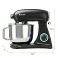 thumbnail image 2 of Costway 7 Qt Electric Tilt-Head Food Stand Mixer 3 Attachment w/Power Hub Black, 2 of 10