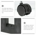 thumbnail image 5 of RENACLIPY Plastic Base for Room Divider Wheels, 1 Set of Divider Wheel Bases for Easy Assembly and Smooth Mobility, 5 of 5