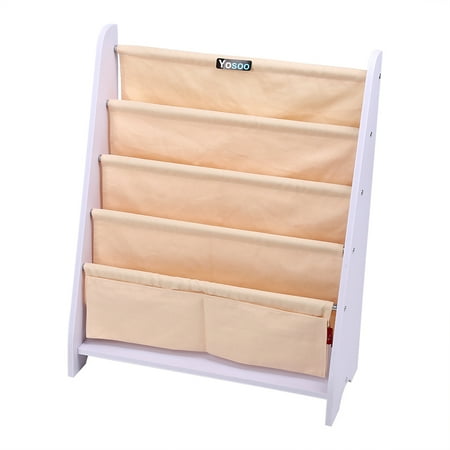 yosoo sling bookshelf book magazine storage rack yosoo sling bookshelf book magazine storage rack