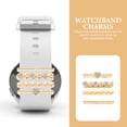 thumbnail image 2 of MasteelfCA 4Pcs Watchband Ring Silicone Strap Loops Watch Band Charm Compatible for Apple Watch, 2 of 8