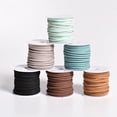 thumbnail image 3 of Miangastore 4pcs 5Meters DIY Artificial Strap String Leather Lace Beading Thread Suede Lace Double Sided with Roll Spool(Assorted Color), 3 of 8