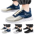thumbnail image 6 of Sngxgn Mens Running Shoes Slip-on Walking Sneakers Lightweight Breathable Casual Workout Sports Shoes(Black,42), 6 of 8