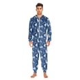 thumbnail image 6 of joogoo Fox in Blueberries Unisex Adults Onesies Pajamas Jumpsuits L, 6 of 7