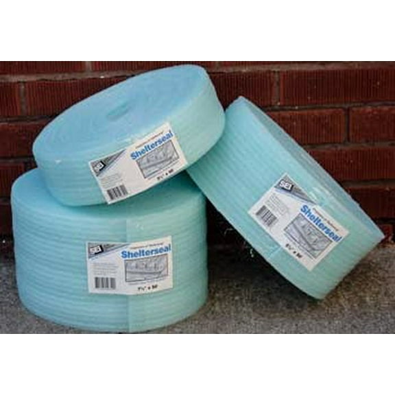 Shelterseal Rigged Sill Plate Gasket, Sill Seal, Aqua (3 1/2" x50')