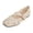 White, variant on GPOECD Square Toe Ballet Floral Embroidered Mesh Ballet with Square Toes Womens Shoes White,37