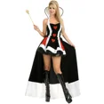 thumbnail image 2 of Disfraz Sexy de reina de corazones para mujer, Disfraz de fantasía para adultos, Disfraz de fantasía para fiesta de Halloween y Carnaval, 2 of 4